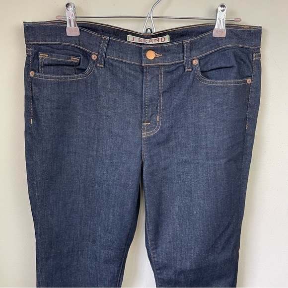 J Brand‎ Jeans Womens Skinny Leg Dark Wash Blue Pure Mid Rise - Picture 7 of 12